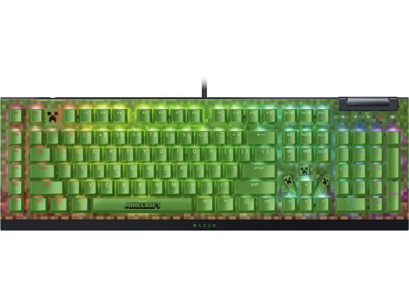 Razer Gaming-Tastatur BlackWidow V4 X Minecraft Edition US