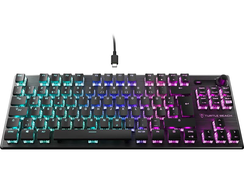 Turtle Beach Gaming-Tastatur Vulcan TKL RGB Schwarz