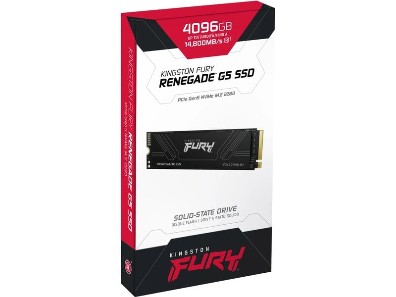 Kingston SSD FURY Renegade M.2 2280, NVMe M.2 NVMe 4096 GB