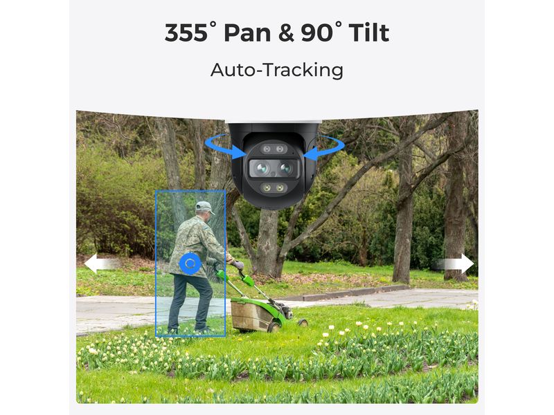 Reolink Netzwerkkamera Trackmix W760 4K PTZ + 64 GB