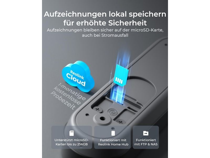 Reolink D340B 2K+ WiFi Video Doorbell