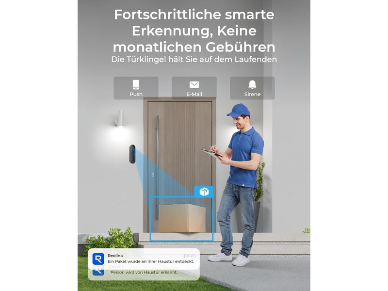 Reolink D340B 2K+ WiFi Video Doorbell