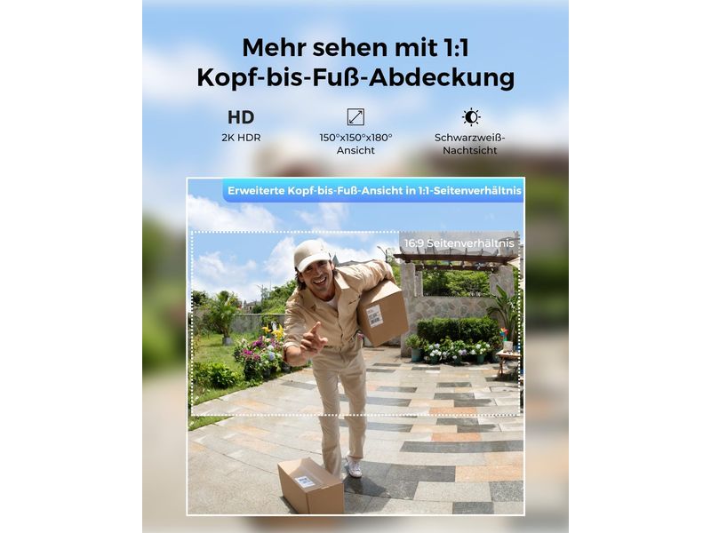 Reolink D340B 2K+ WiFi Video Doorbell