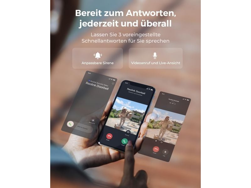 Reolink D340B 2K+ WiFi Video Doorbell