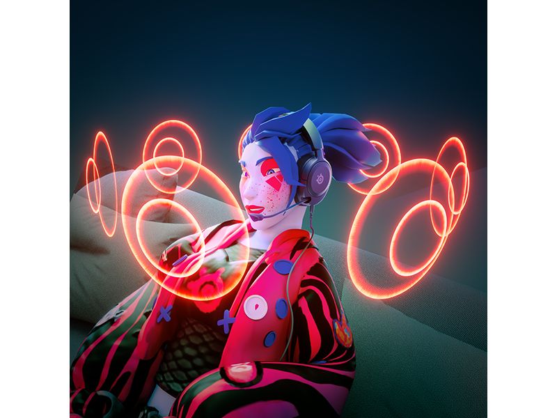 Steel Series Headset Arctis Nova 1P Schwarz