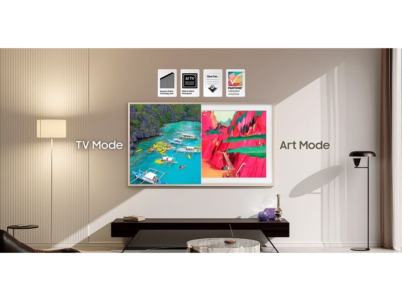 Samsung TV QE85LS03FW The Frame Pro 4K AI TV – LS03FW 85