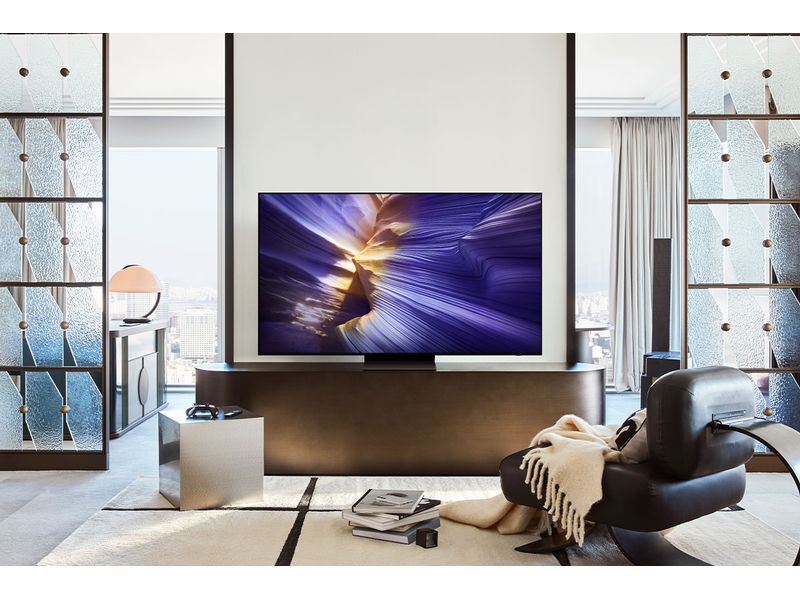 Samsung TV QE77S90F 77'' S90F OLED 4K AI TV, 2025