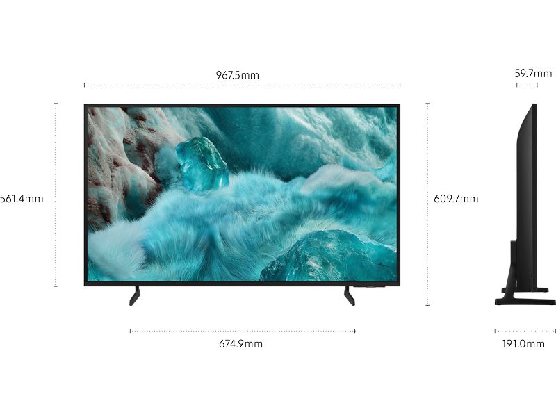 Samsung TV QE43Q7F 43'' Q7F QLED 4K AI TV, 2025