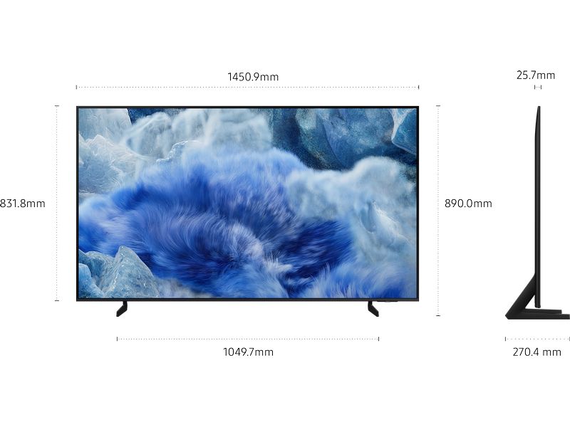Samsung TV QE65Q8F 65'' Q8F QLED 4K AI TV, 2025