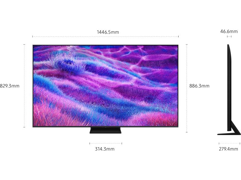 Samsung TV QE65QN80F 65' QN80F Neo QLED 4K Mini LED AI TV, 2025