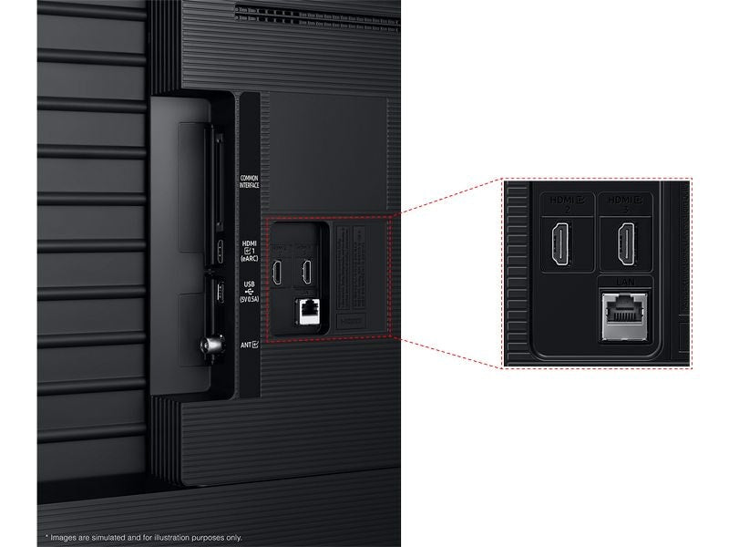 Samsung TV UE55U8000F 55'' U8000F Crystal UHD 4K TV, 2025