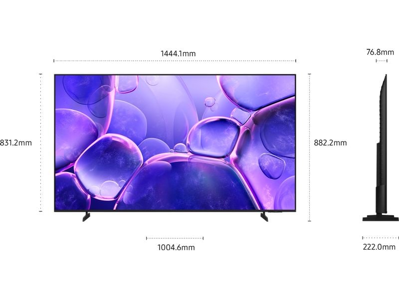 Samsung TV UE65U8000F 65'' U8000F Crystal UHD 4K TV, 2025