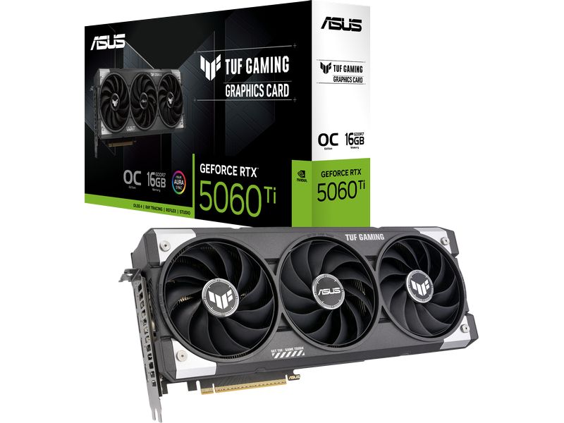 ASUS Grafikkarte TUF GeForce RTX 5060 TI 16 GB OC Edition
