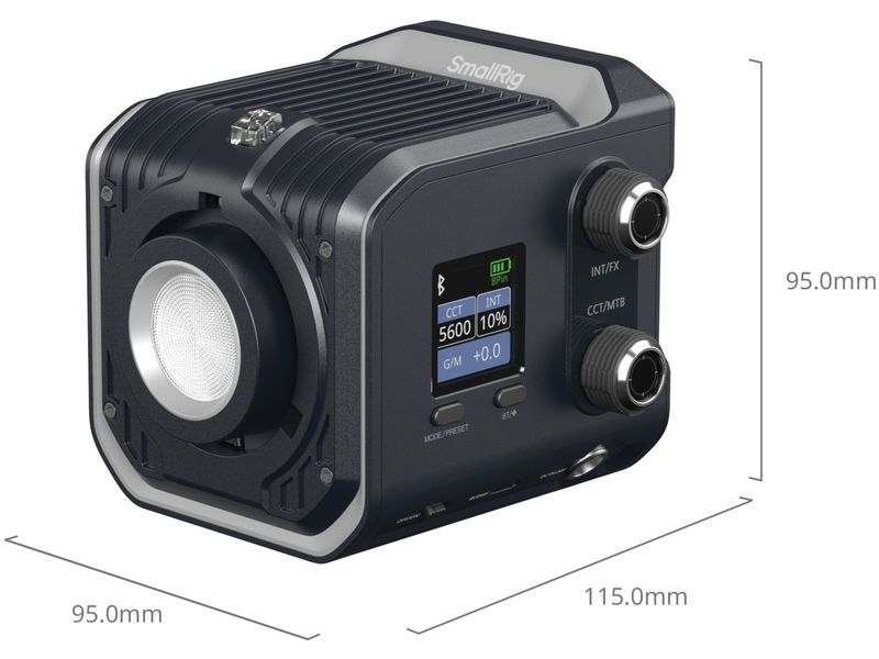 Smallrig Dauerlicht RC 100C COB Kit Mit Batteriegriff