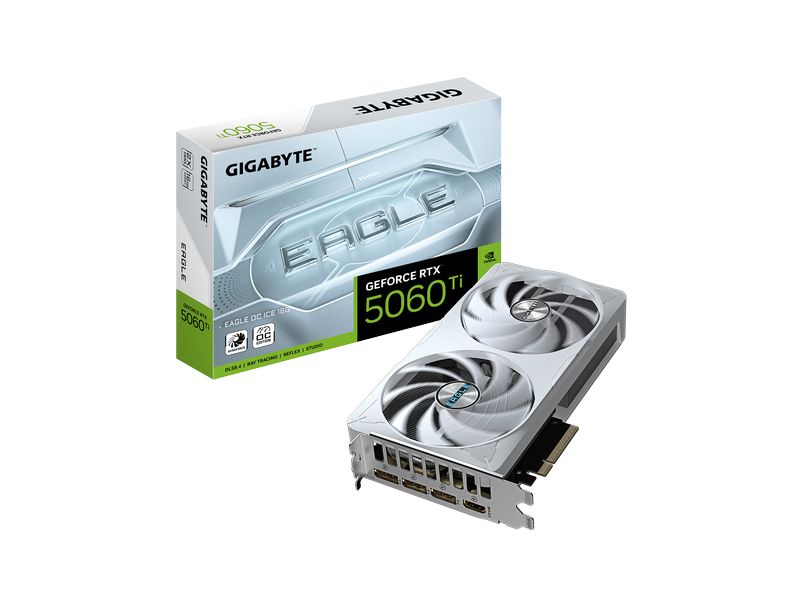 Gigabyte Grafikkarte GeForce RTX 5060 Ti EAGLE OC ICE 16G