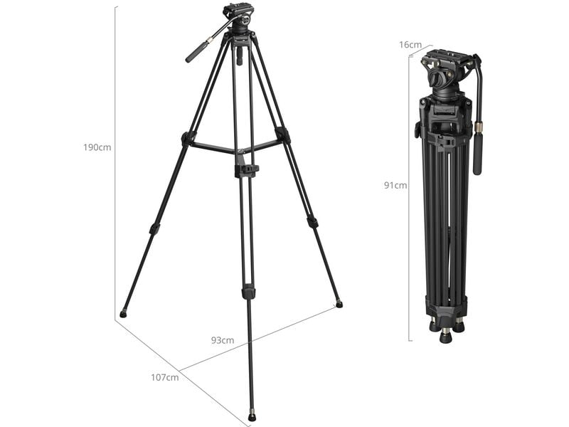 Smallrig Stativ Heavy-Duty AD-80S Kit