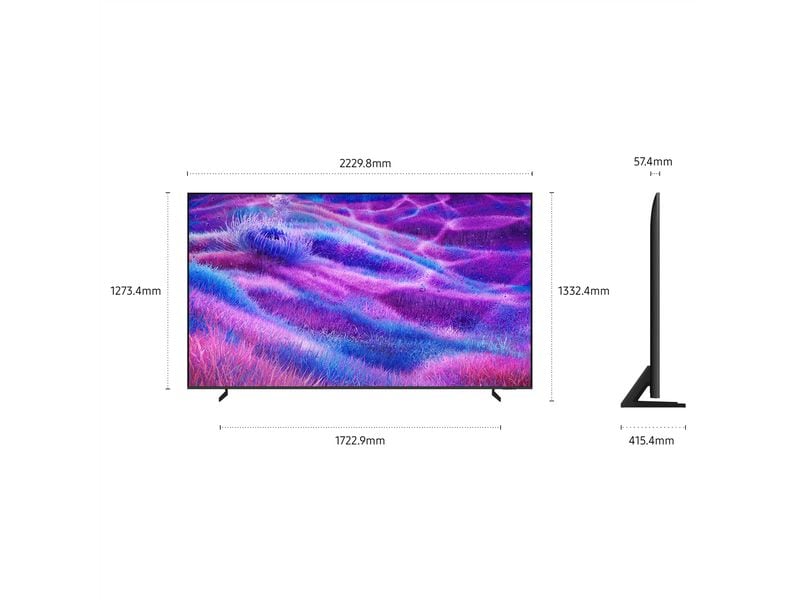 Samsung TV QE100QN80F 100'' QN80F Neo QLED 4K Mini LED AI TV, 2025