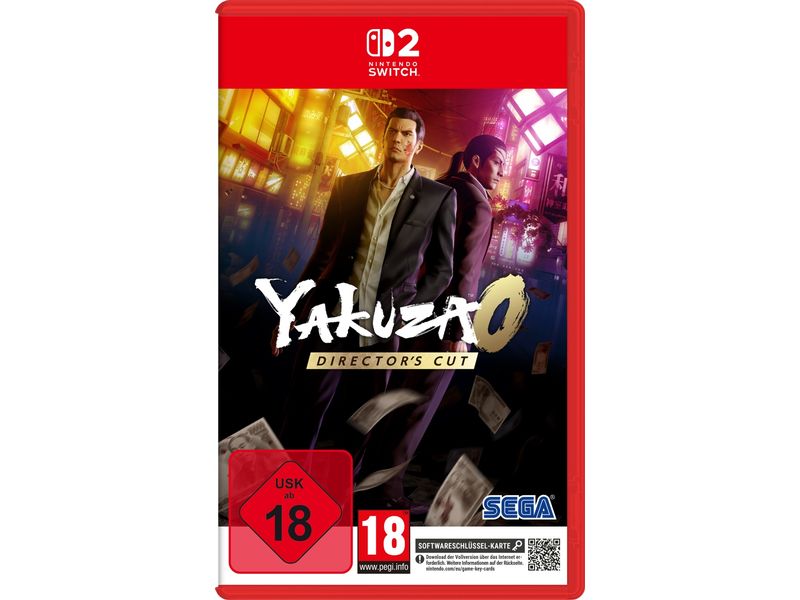 SEGA Yakuza 0 Director's Cut (Switch 2) (DE) (Game Key Card)