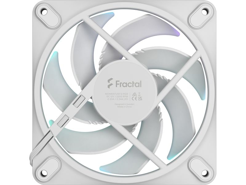 Fractal Design PC-Lüfter Momentum 12 RGB Weiss
