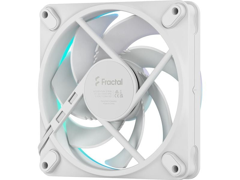 Fractal Design PC-Lüfter Momentum 12 RGB Weiss