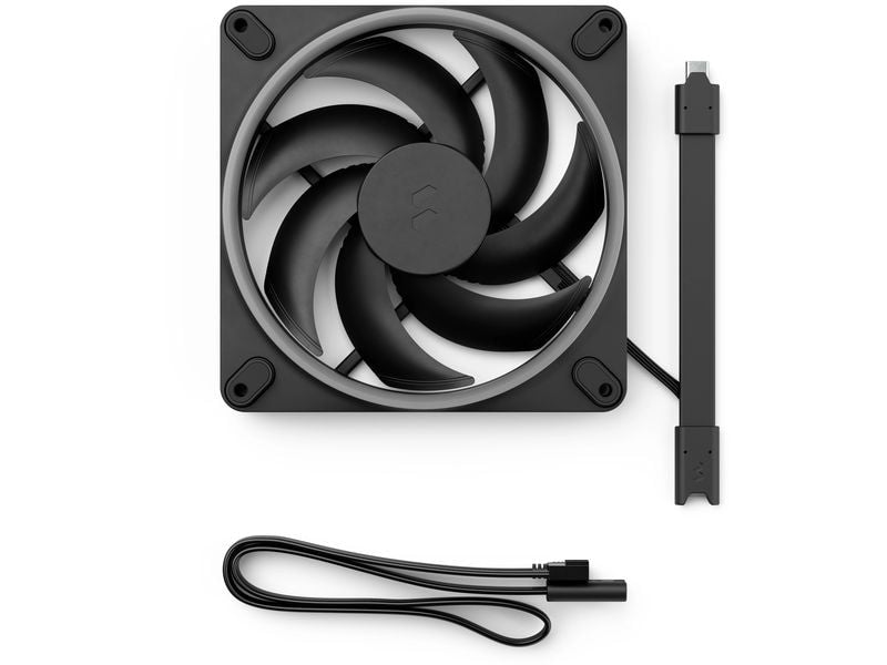 Fractal Design PC-Lüfter Momentum 14 RGB Schwarz, 3er Pack