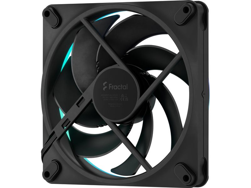 Fractal Design PC-Lüfter Momentum 14 RGB Schwarz, 3er Pack