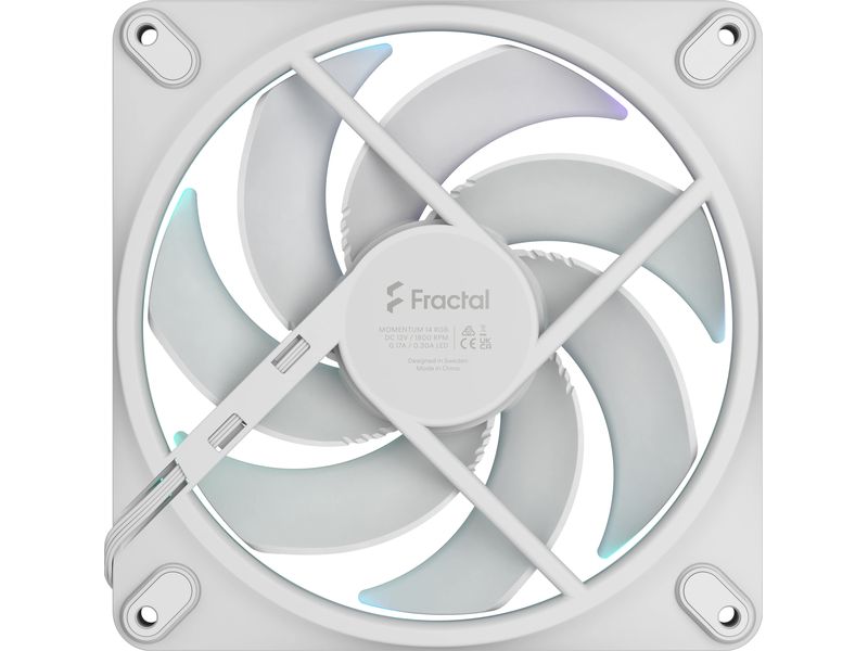 Fractal Design PC-Lüfter Momentum 14 RGB Weiss