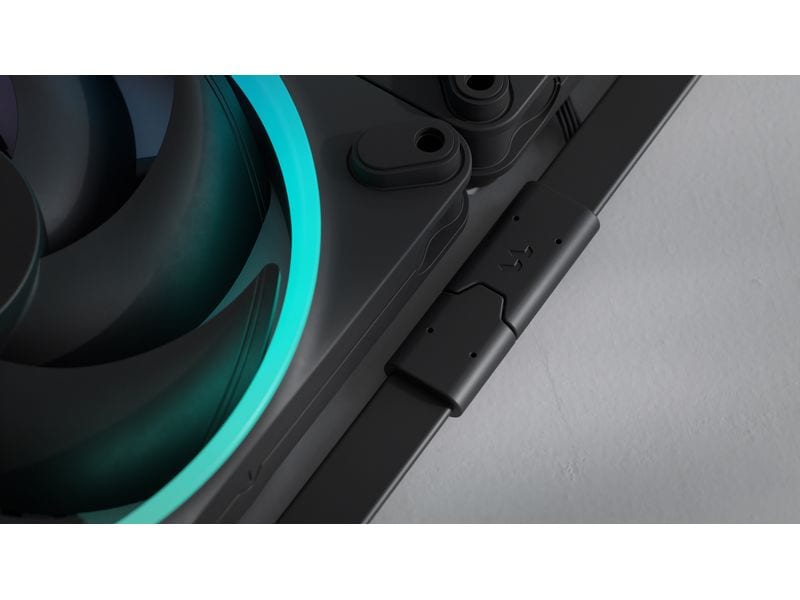 Fractal Design PC-Lüfter Momentum 14 RGB Schwarz, 3er Pack