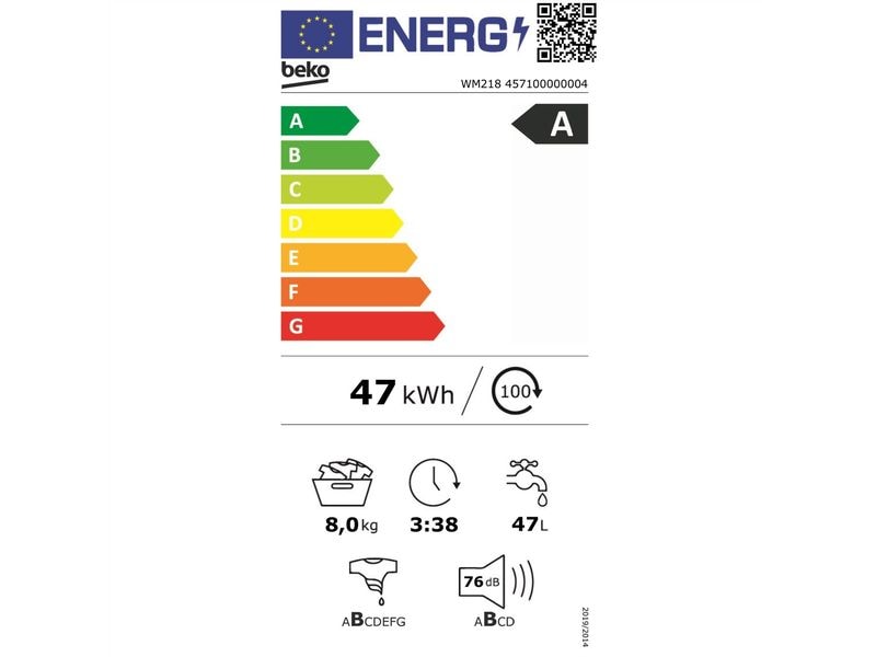 Beko Waschmaschine WM218 Links