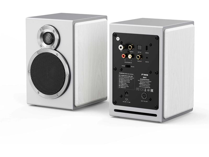 FiiO SA1 Aktiv-Lautsprecher (1 Paar) Silber/Weiss