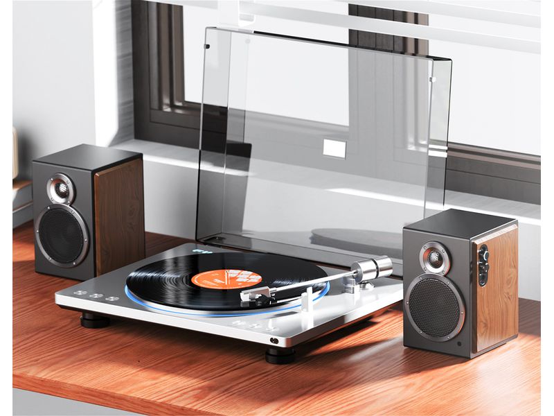 FiiO SA1 Aktiv-Lautsprecher (1 Paar) Schwarz/Holz