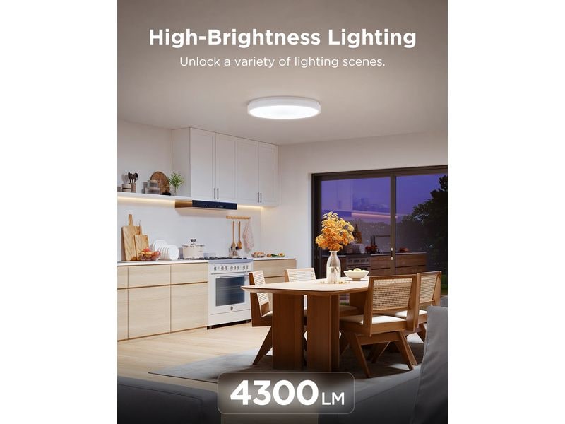 Govee Deckenleuchte 38 cm, 24 W, 3500 lm, RGBIC + WW