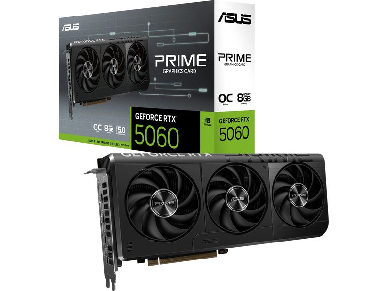 ASUS Grafikkarte Prime GeForce RTX 5060 8 GB OC Edition