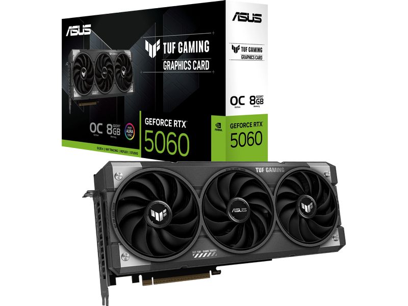 ASUS Grafikkarte TUF Gaming GeForce RTX 5060 8 GB OC Edition