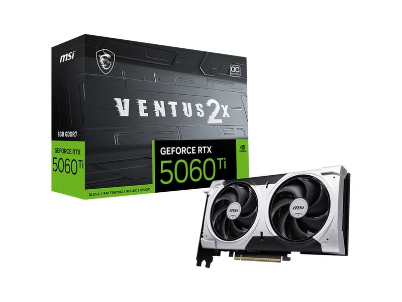 MSI GeForce RTX 5060 TI 8G VENTUS 2X OC PLUS