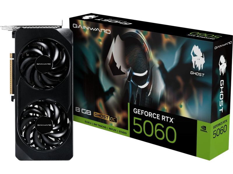 Gainward Grafikkarte GeForce RTX 5060 Ghost OC 8 GB