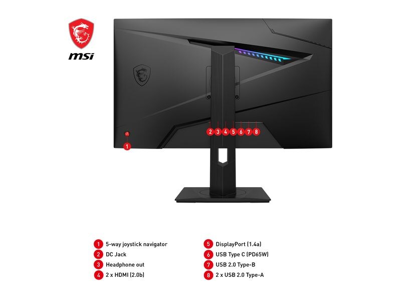 MSI Monitor MAG 274QRFDE QD E2