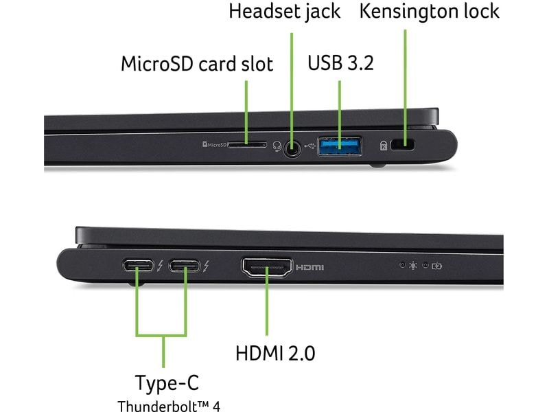 Acer Notebook TravelMate P6 (TMP614P-53-TCO-50W6)