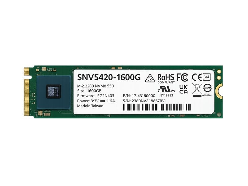 Synology SSD SNV5420 M.2 2280 NVMe 1600 GB