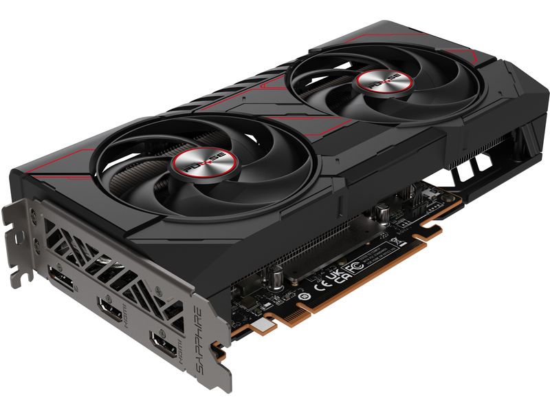 SAPPHIRE Grafikkarte AMD Radeon RX9060 XT PULSE OC 16GB GDDR6