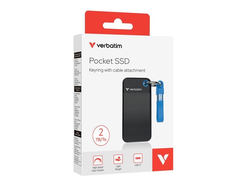 Verbatim Externe SSD Pocket 2000 GB