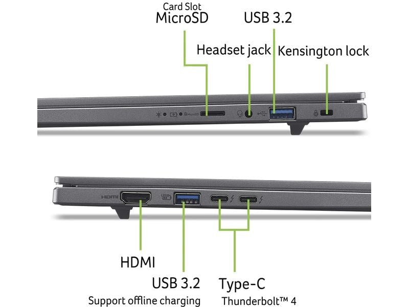 Acer Notebook Aspire 16 AI OLED (A16-52M-50CF) U5 226 V,16GB,1TB