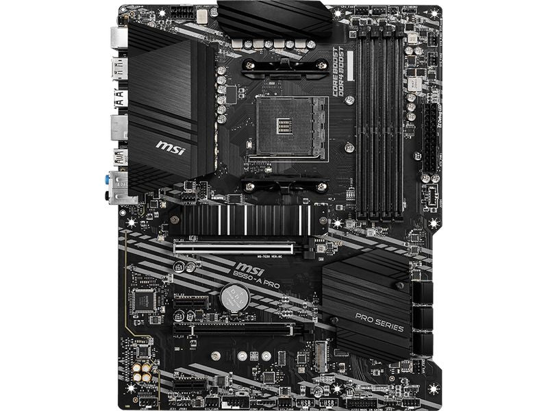 MSI B550-A Pro bleibt im Französischen unverändert, da es sich um einen spezifischen Produktnamen handelt.
