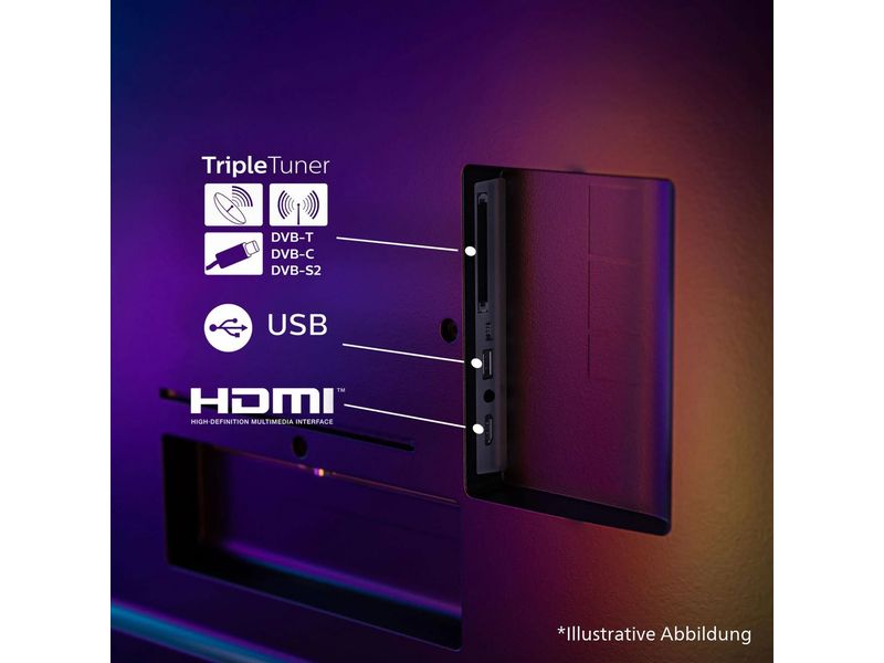 Philips TV 55PUS9000/12 The One 55" 4K QLED Ambilight TV, 2025