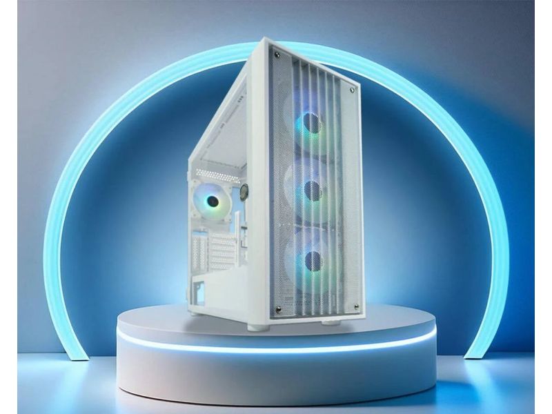 LC-Power PC-Gehäuse 811W Meshwork XL Light (LC-811W-ON) Weiss