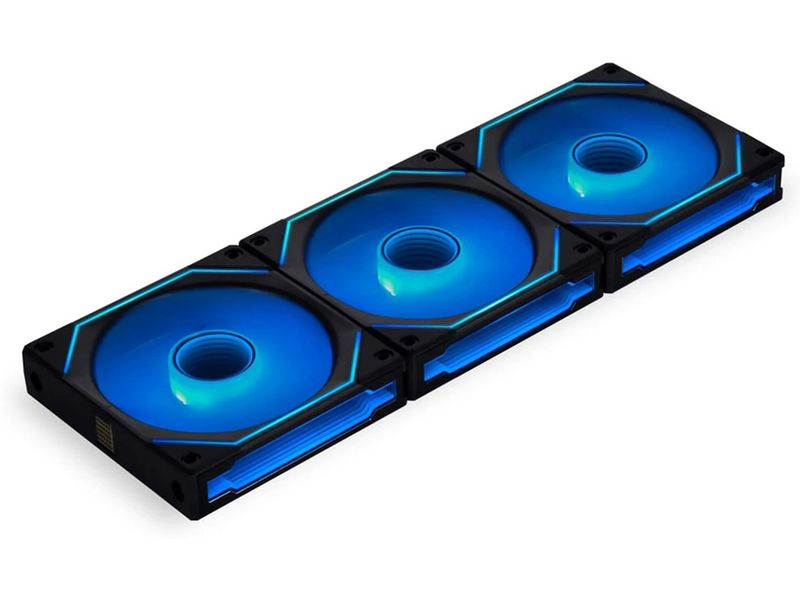 Lian Li PC-Lüfter UNI FAN SL120 ARGB 3er-Pack, schwarz