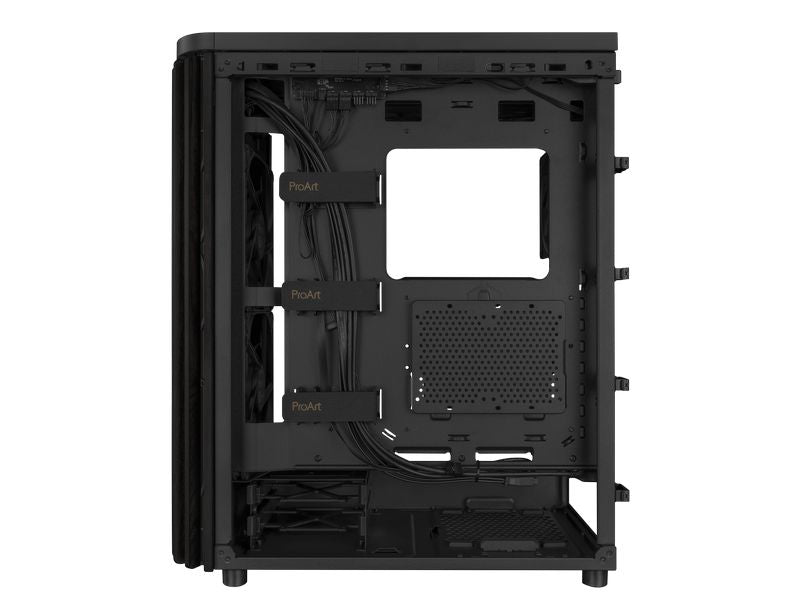 ASUS PC-Gehäuse ProArt PA401 Wood TG PWM Schwarz