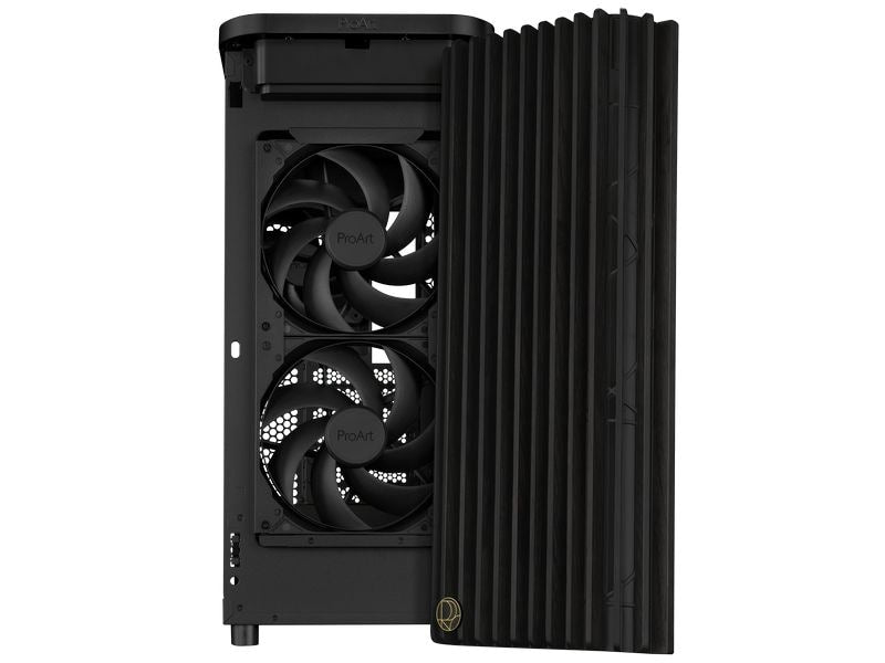 ASUS PC-Gehäuse ProArt PA401 Wood METAL PWM Schwarz