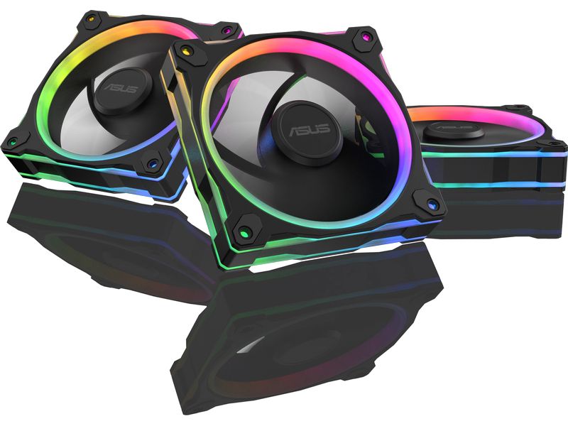 ASUS PC-Lüfter Prime MR120 Fan ARGB Reverse 3 in 1 Schwarz