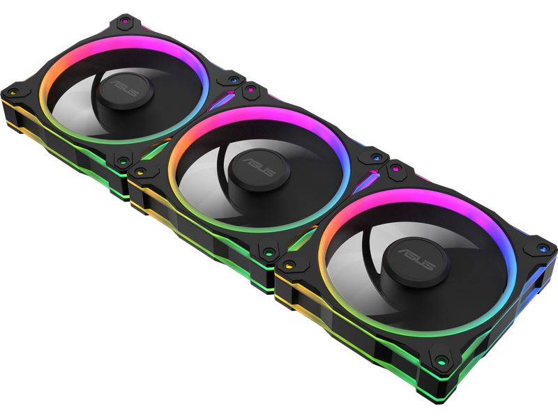 ASUS PC-Lüfter Prime MR120 Fan ARGB Reverse 3 in 1 Schwarz